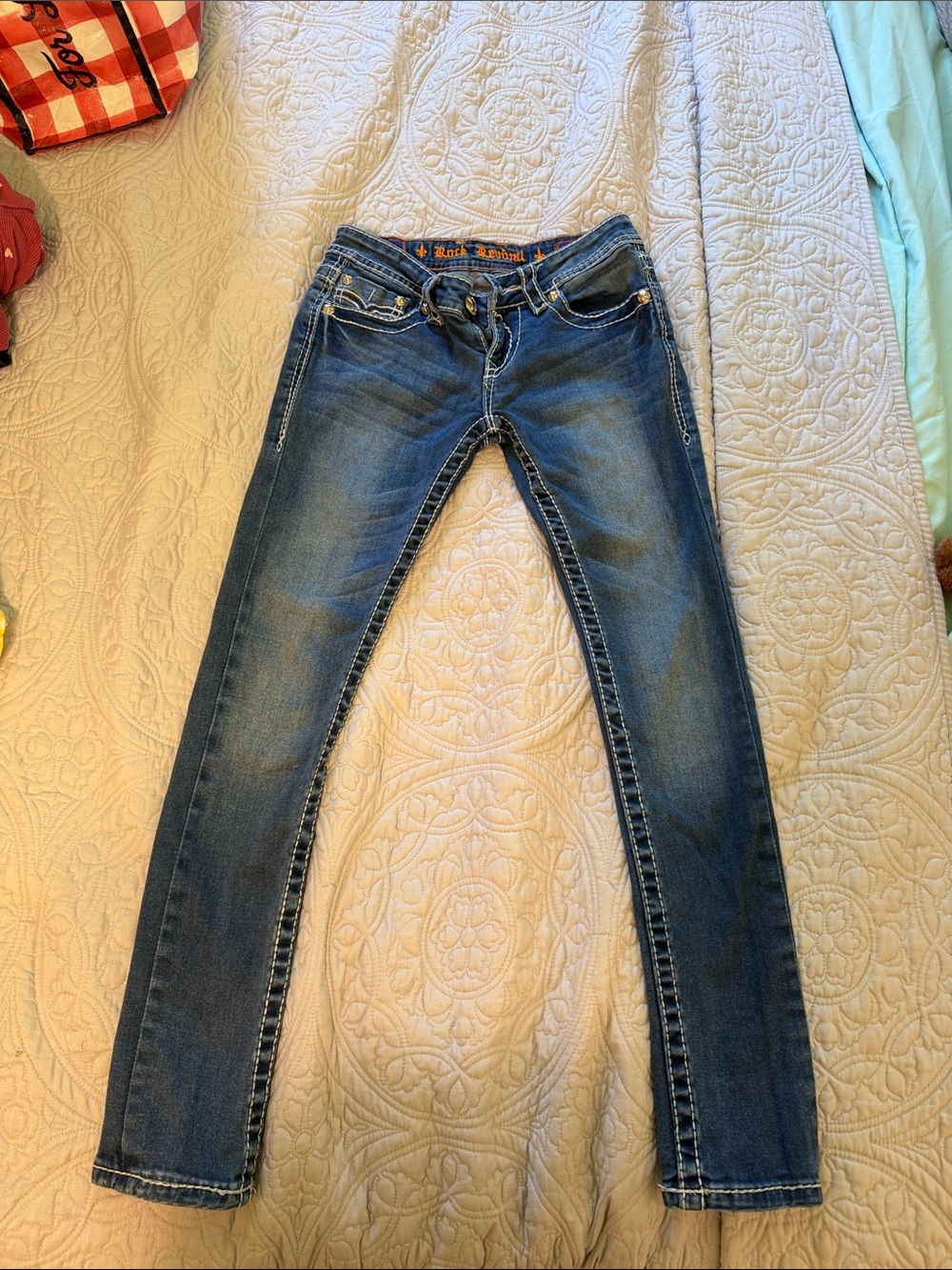 Rock Revival Women's Dark Blue Skinny Jeans